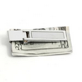 Silver Plated Hinged Money Clip